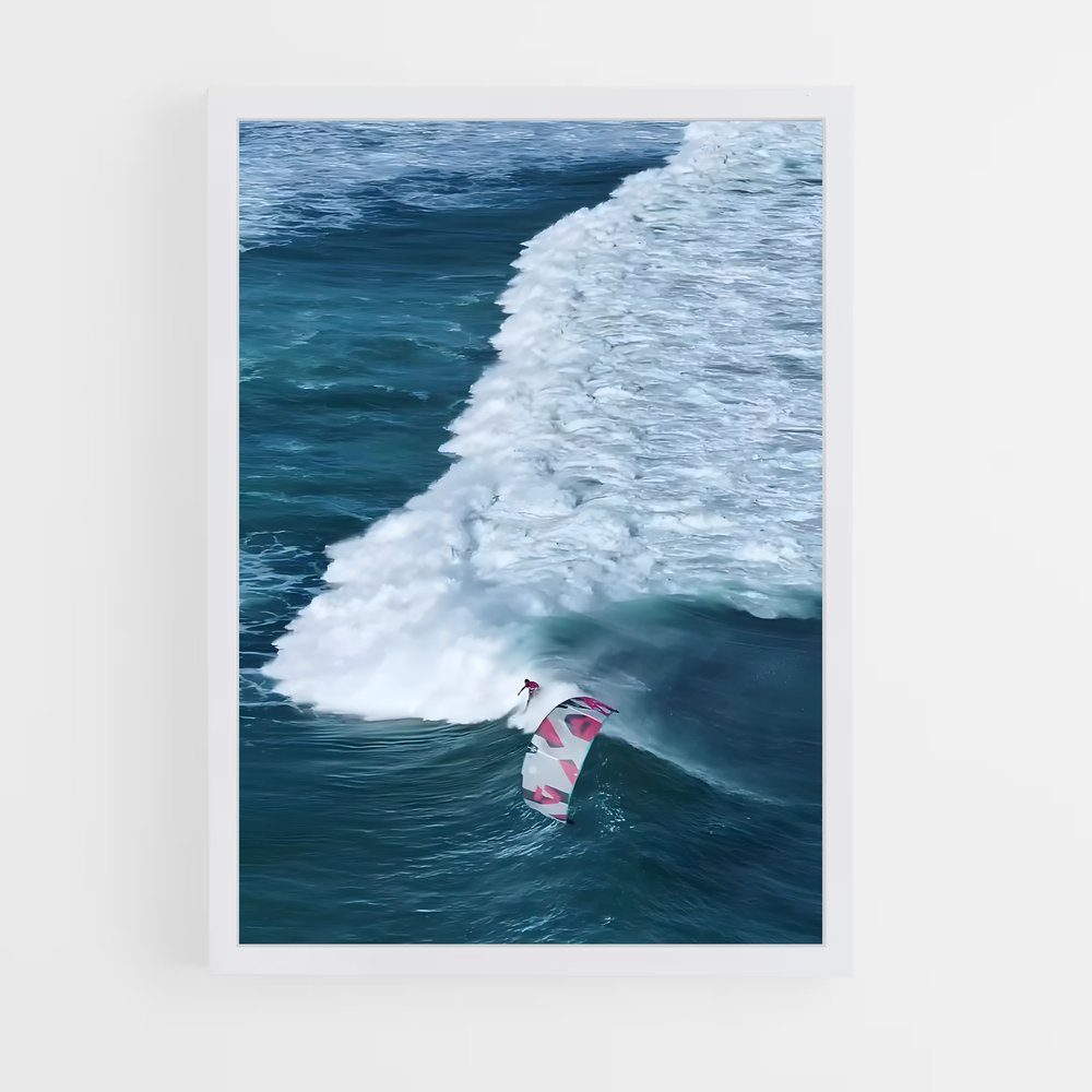 Poster Surf Rider – affiche Kitesurf (vue 3)